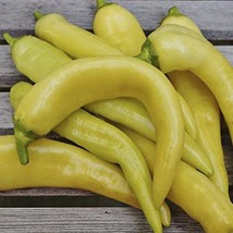 50 Seeds Banana Pepper Sweet Plant Heirloom Seeds See R API D Growth - £6.44 GBP