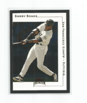 BARRY BONDS (San Francisco Giants) 2001 FLEER PREMIUM CARD #106 - £3.93 GBP