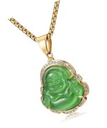 Lucky Laughing Buddha Pendant Chain Necklaces for - £49.76 GBP