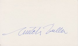 Mitch Miller (d. 2010) Signed Autographed Vintage 3x5 Index Card - $14.99