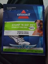Bissell Stomp &#39;n Go Pet Stain Lifting Pads # 3 Pack Discontinued Stock Up - £13.19 GBP
