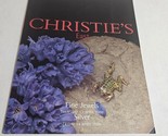 Christie&#39;s East Fine Jewels April 13, 2000 Silver April 14, 2000 Auction... - $24.98