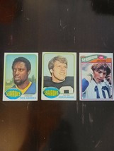 Seattle Seahawks Vintage Topps 3 Card Lot 77 Jim Zorn RC 76 Ken Geddes &amp; McMakin - £14.96 GBP