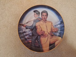 Elvis Presley Remembered Collector Plate  #6 &quot;Rockin&#39; in The Moonlight&quot; ... - $12.33