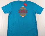 Kimes Ranch T-shirt Teal Short Sleeve Mens XL Aztec Layers New - $31.99