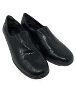 Walking Cradles Women&#39;s Patent Leather Comfort Shoes Black 7W - $28.49