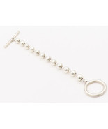 925 Sterling Silver Vintage Bracelet UNO DE SO Solid Beads Toggle Lock  ... - $3,392.49 MXN