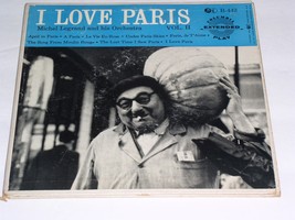 I Love Paris Vol. II Michel Legrand 45 Rpm Record EP 2 Discs Columbia B 442 - £11.98 GBP