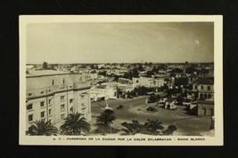Vintage RPPC Postcard Argentina Bahia Blanca City Panorama Calle Zelarrayan - £10.18 GBP