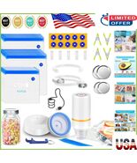 Rechargeable 46 PCS Food Vacuum Sealer &amp; Jar Sealer for Freshness Preser... - $72.72 CAD