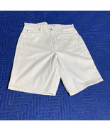 NWT White Denim Shorts Sz 36 Vintage Y2K Jordache - $428.38 MXN