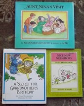 3 Aliki Franz Brandenberg books Nice New Neighbors, Aunt Nina&#39;s Visit, A Secret - £3.13 GBP
