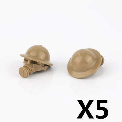 B1-26-2-5pcs - Military Medical Figures Building Blocks Helmet Syringe Stretcher - $11.75