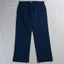 Gap 34 x 30 Navy Blue Straight 100% Cotton Mens Chino Pants - £17.57 GBP