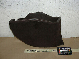 84 Cadillac Fleetwood RWD RIGHT PASSENGER SIDE KICK PANEL WASTE BASKET T... - $49.49