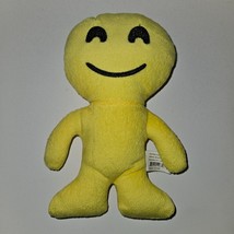 Fun Express Yellow Smiling Face Plush 8&quot; Stuffed Animal Toy Figure Emoji - £11.44 GBP