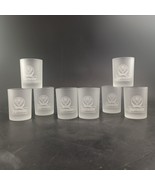 *SET OF 8* Jagermeister Frosted Shot Glass W/ Logo on Front 2 1/4&quot; Jager - $43.86 CAD