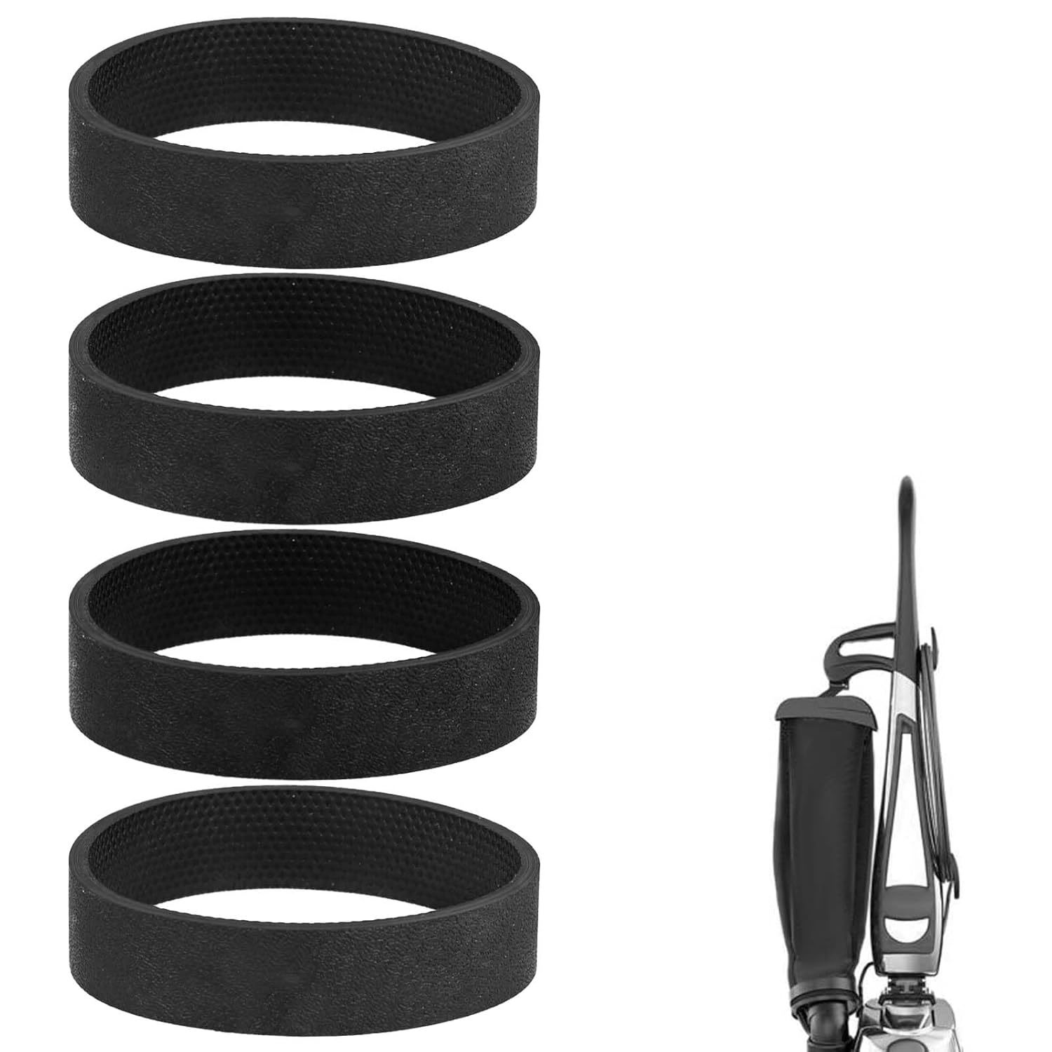 4Pcs Vacuum Replacement Belt For Kirby, Circumference 8.18In Width 0.61In Rubber