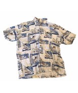 Guy Harvey Marlin Boating Shirt Men&#39;s Size XL Casual Camp Sailfish Fishi... - $22.07