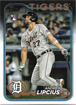 Andre Lipcius 2024 Topps Rookie #509 Detroit Tigers Baseball Card - £0.50 GBP