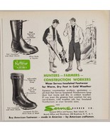 1960 Print Ad Servus Rubber Northerner Boots Hunters,Farmers Rock Island,IL - £8.49 GBP