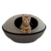 Cat Dog Pet Bed K&amp;H For Small Dogs Puppy Washable Pod Cat Cave Durable Round New - $62.99