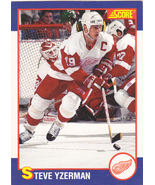 Steve Yzerman #14 - Red Wings 1991 Score Kellogg&#39;s Hockey Trading Card - £0.97 GBP