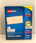 Avery 5160 Easy Peel 3000 Mailing Address Labels Laser 1&quot; x 2 5/8&quot; White... - $435.24 MXN