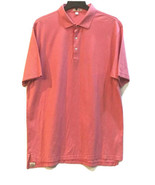 Peter Millar Crown Ease Mens XXL S/S Polo Golf Shirt Light Red Pink Tiny... - £26.74 GBP