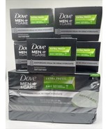 (11) Dove Men + Care Extra Fresh Body &amp; Face Bar Soap Moisturizing 11 Ba... - $319.60 MXN