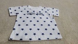Vintage Baby Guess USA Toddler Baby Size XS Blue Stars T-Shirt - £10.30 GBP