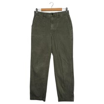 Madewell Pants Womens 28 Green High Rise Straight Utility Pocket Casual ... - $29.69