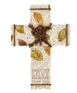 Greater Love Wall Cross, New #AB-289-R2 - $456.48 MXN