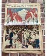 Vintage Newspaper Souvenir Section 1934 CENTURY OF PROGRESS Chicago Worl... - $15.79