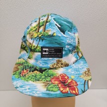 Surf Shop Barcelona 5 Panel Hat Cap Tropical Beach Summer Adjustable - £23.77 GBP