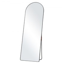 Arched Full Length Mirror, 65&#39;&#39; x 22&#39;&#39;, Large Free Standing Leaning Hang... - $95.11