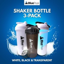 BluePeak Protein Shaker Bottle 28 oz (3-Pack) - £13.06 GBP