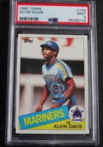 1985 Topps #145 Alvin Davis Rookie RC Seattle Mariners Baseball Card PSA 9 Mint - £27.87 GBP