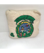 Vintage shabby chic hand decorated good luck Irish pillow st patricks day - $366.64 MXN