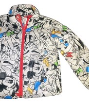 Disney Mickey Mouse Toddler Jacket Size 3 Red Lined Zip Coat image 3