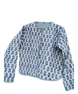 Women&#39;s Quilted Jacket Block Printed Boho Style Quilted Handmade Jackets... - $753.20 MXN