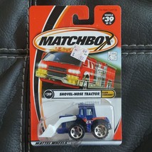 Matchbox 2001 EARTH CRUNCHERS Shovel-Nose Tractor Blue #39 Diecast 92247 Car NEW - £8.34 GBP