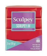 Sculpey III Polymer Clay Red Hot Red - $19.50 CAD