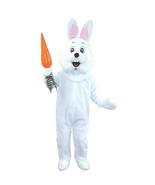  EASTER BUNNY COSTUME With Carrot Unisex Deluxe Jumpsuit One Size Fits M... - £150.34 GBP