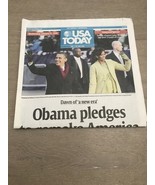 January 21, 2009 Barack Obama Inauguration USA Today Newspaper - $34.30 CAD