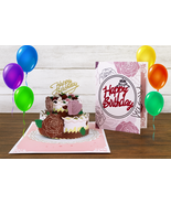 Happy Birthday pop-up greeting card 15cm x 20cm UK sales only - $10.00