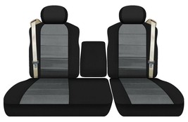 Fits FORD F150 40-60 Lo Back Seat Covers 2001-2003 Integrated Seat Belts Velvet - £89.61 GBP+