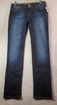 Mavi Jeans Womens Size 27 Blue Denim Cotton Pockets Flat Front Straight Leg EMMA - £17.67 GBP