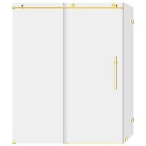 44-48&quot;Wx76&quot;Hx34.5&quot;D Shower Enclosure ULTRA-C Gold by LessCare - £811.47 GBP