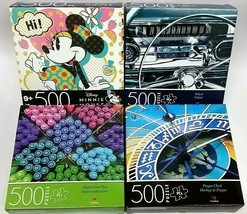 ( Lot of 4 ) DISNEY 500 Piece/Box Jigsaw Puzzles Brand New SEALED Boxes - £19.75 GBP